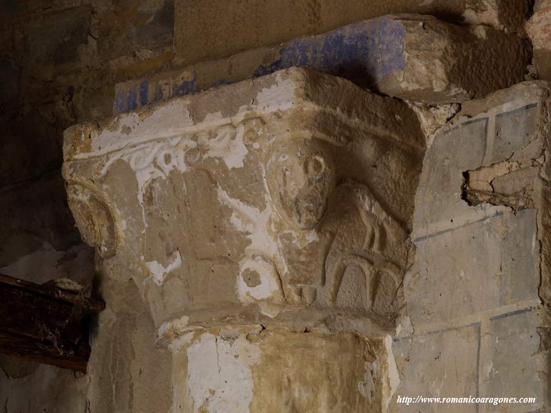 CAPITEL DEL LADO NORTE DEL FAJÓN DE LA NAVE